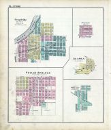 Plate 068 - Grandville, Casnovia, Cedar Springs, Kent City Village, Alaska, Kent County and Grand Rapids 1894